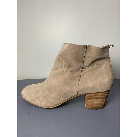 Steve Madden Womens Taupe Suede Ankle Boots Size 9.5 - Picture 6 of 8